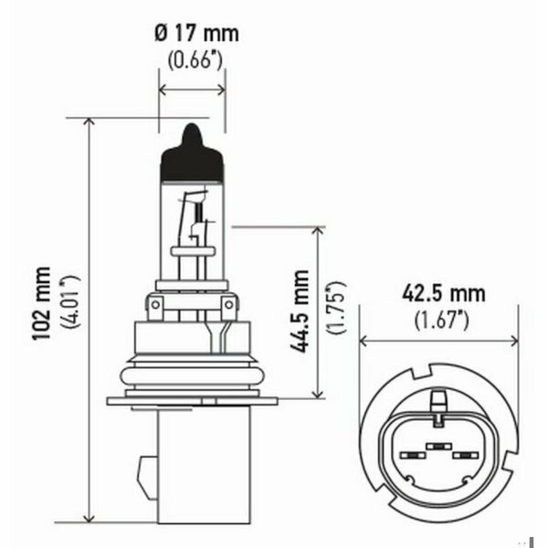 Hella BULB 9007 12V 65/55W 9007LL